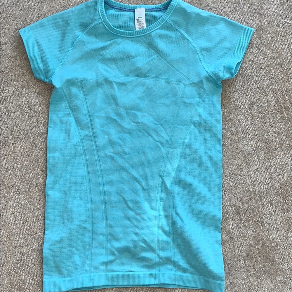 Girls bright blue ivivva top